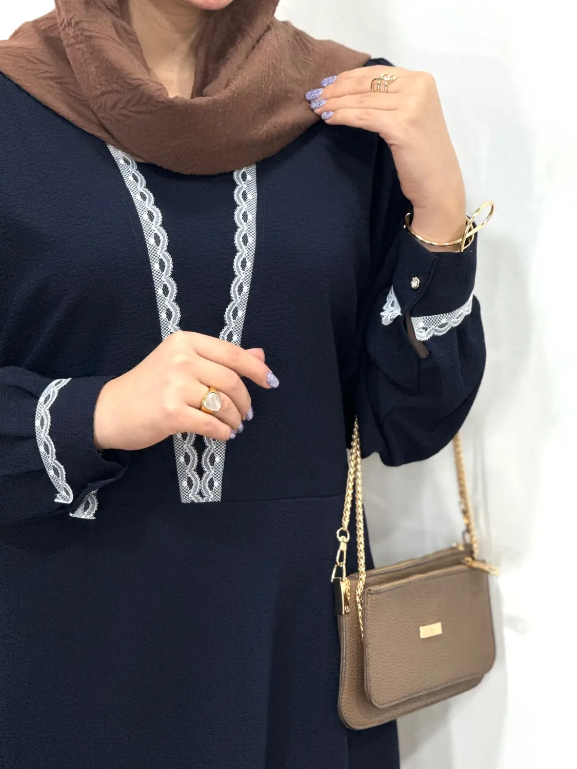 پیراهن مانتویی بلند آذر